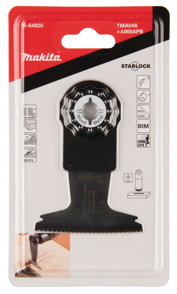 Makita Eintauchsägeblatt für Holz + Metall, B-64820