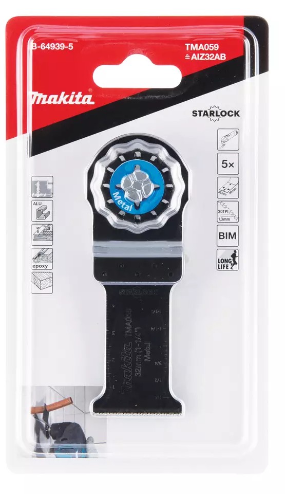 Makita Eintauchsägeblatt Metall, B-64939-5, Pkt à 5 Stück