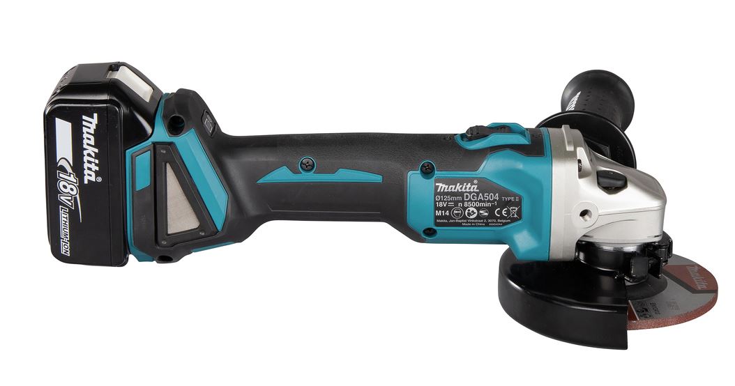 Akku Winkelschleifer DGA504ZJ Makita/ ohne Akkus/ ohne Ladegerät/ 18Volt