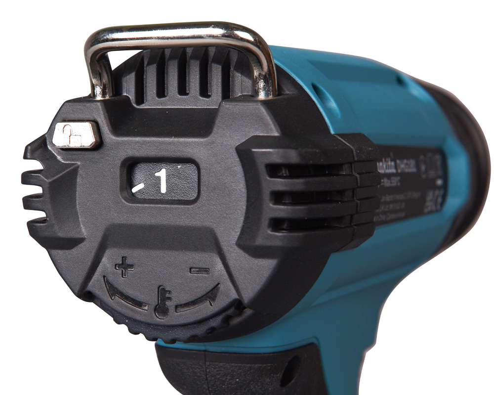 Makita Akku-Heissluftgebläse mit Zubehör und Transportkoffer