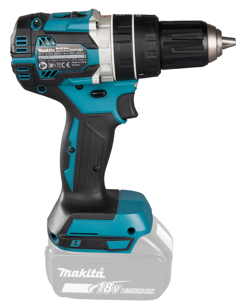 Makita Akku-Bohrschrauber DHP484ZJ ohne Akkus, ohne Ladegerät