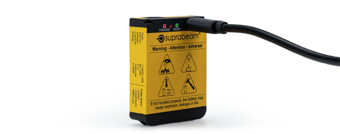 Stirnlampe Suprabeam LED V3air  wiederaufladbar