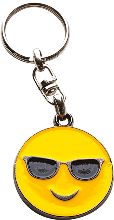 Emoji Schlüsselanhänger Cool<br>