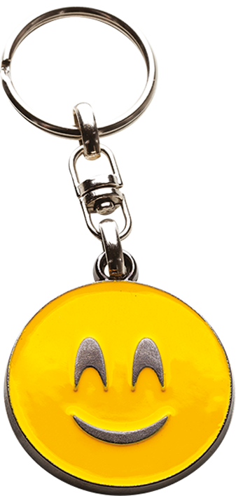 Emoji Schlüsselanhänger Smiley<br>