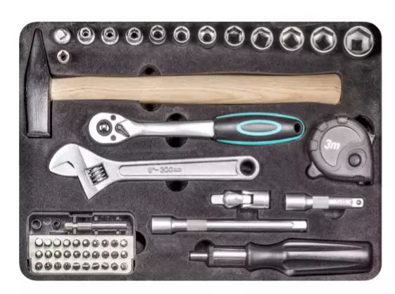 Technocraft Werkzeugkoffer Pro Case 5, 140 teilig