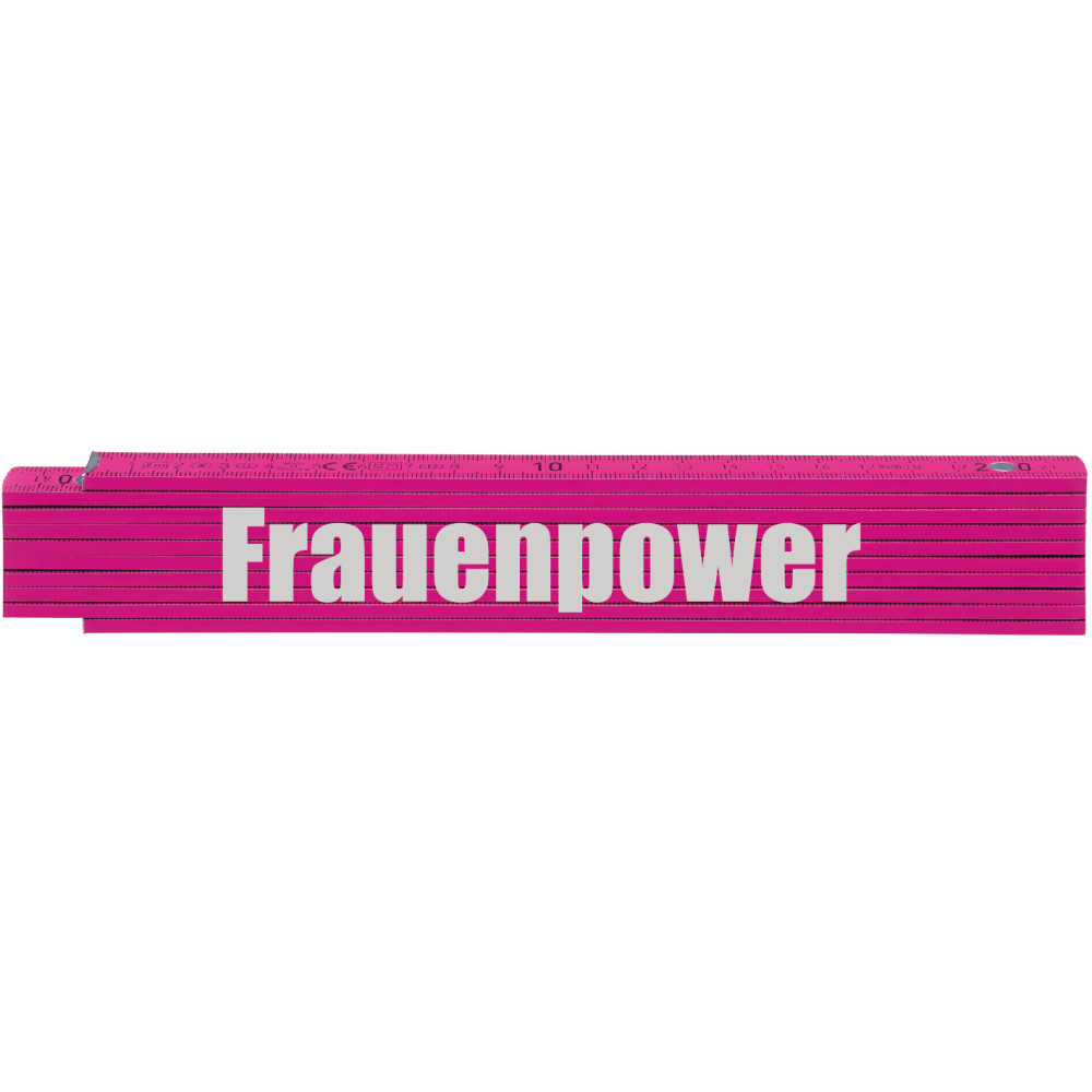 Holz-Gliedermeter “Frauenpower”