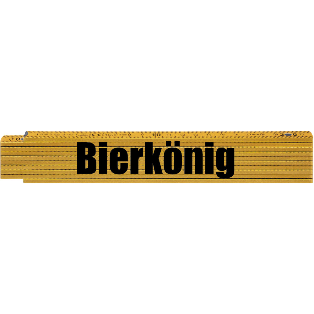 Holz-Gliedermeter “Bierkönig”