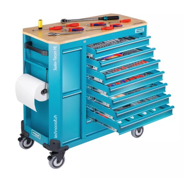 Technocraft Werkstattwagen SWISS TEAM XL MECHANIC PRO 776-teilig