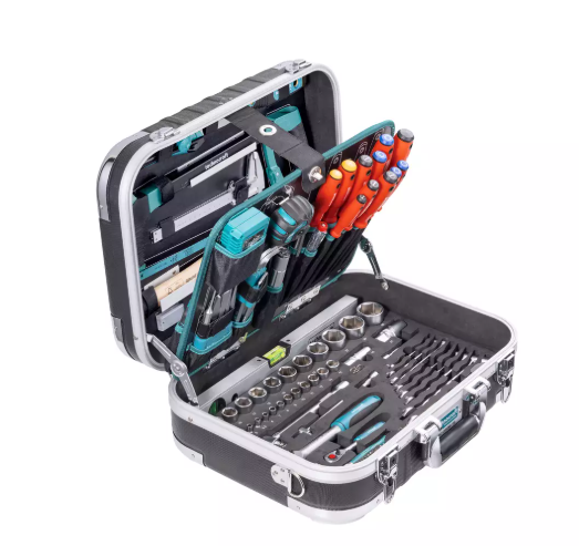 Technocraft ABS-Werkzeugkoffer Pro Chrom, 152 teilig