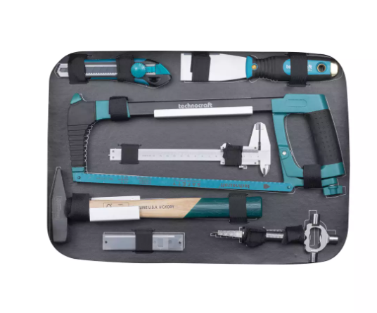 Technocraft ABS-Werkzeugkoffer Pro Chrom, 152 teilig