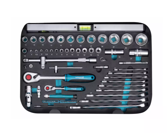 Technocraft ABS-Werkzeugkoffer Pro Chrom, 152 teilig