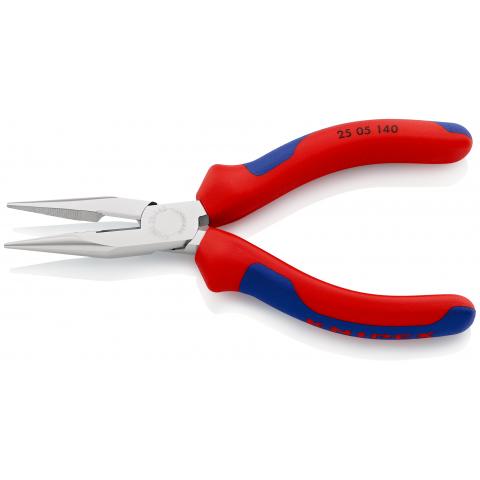 Knipex Flachrundzange mit Schneide (Radiozange) 140 mm