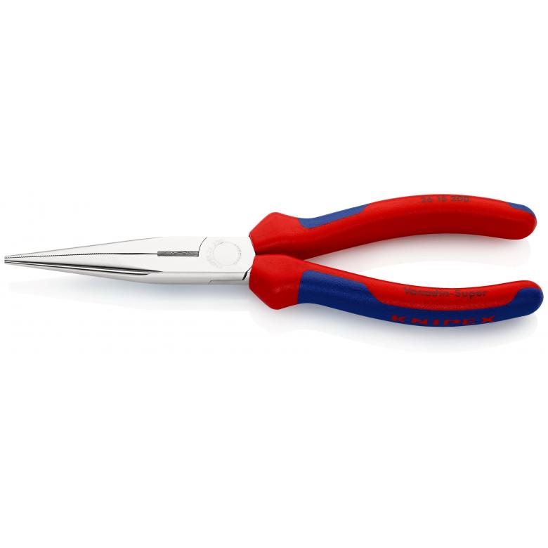 Knipex Flachrundzange mit Schneide (Telefonzange) 200 mm<br>