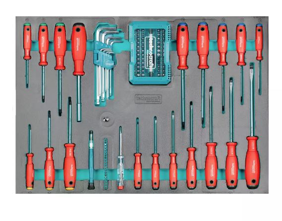 Technocraft Werkstattwagen Swiss Team 297 teilig 665215