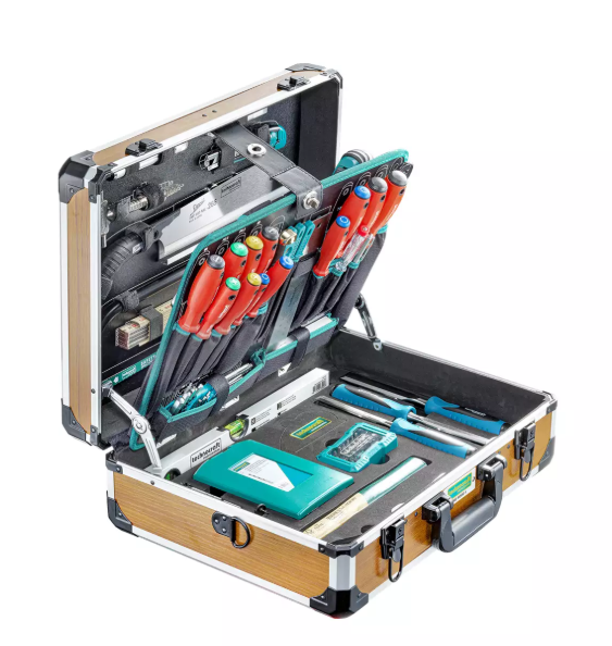 Technocraft Alu-Werkzeugkoffer Pro Wood 4, 128 teilig