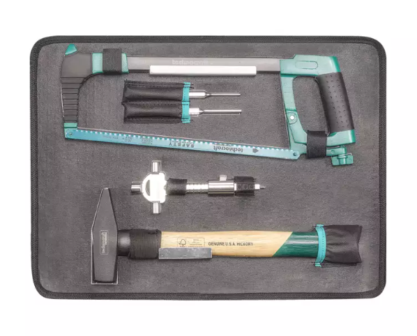 Technocraft PP-Werkzeugkoffer Pro Construction IP65, 152 teilig