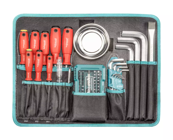 Technocraft PP-Werkzeugkoffer Pro Construction IP65, 152 teilig