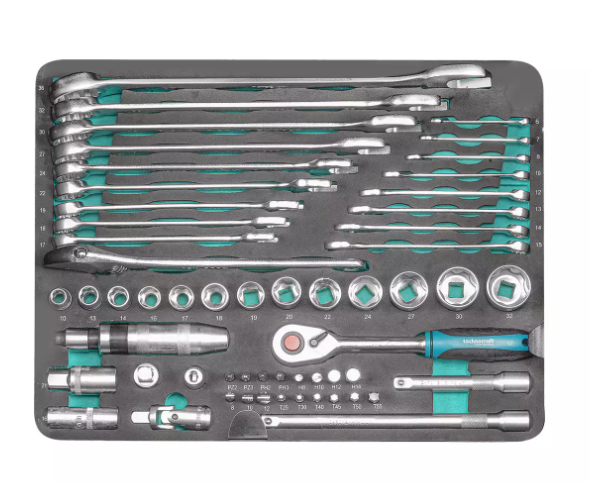 Technocraft PP-Werkzeugkoffer Pro Construction IP65, 152 teilig