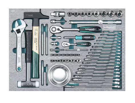 Technocraft Werkstattwagen Swiss Team Wood Pro 282 teilig 729719