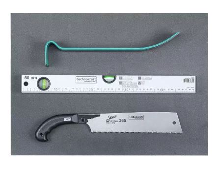 Technocraft Werkstattwagen Swiss Team Wood Pro 282 teilig 729719