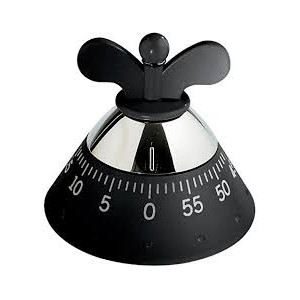 Küchentimer, schwarz, Alessi<br>