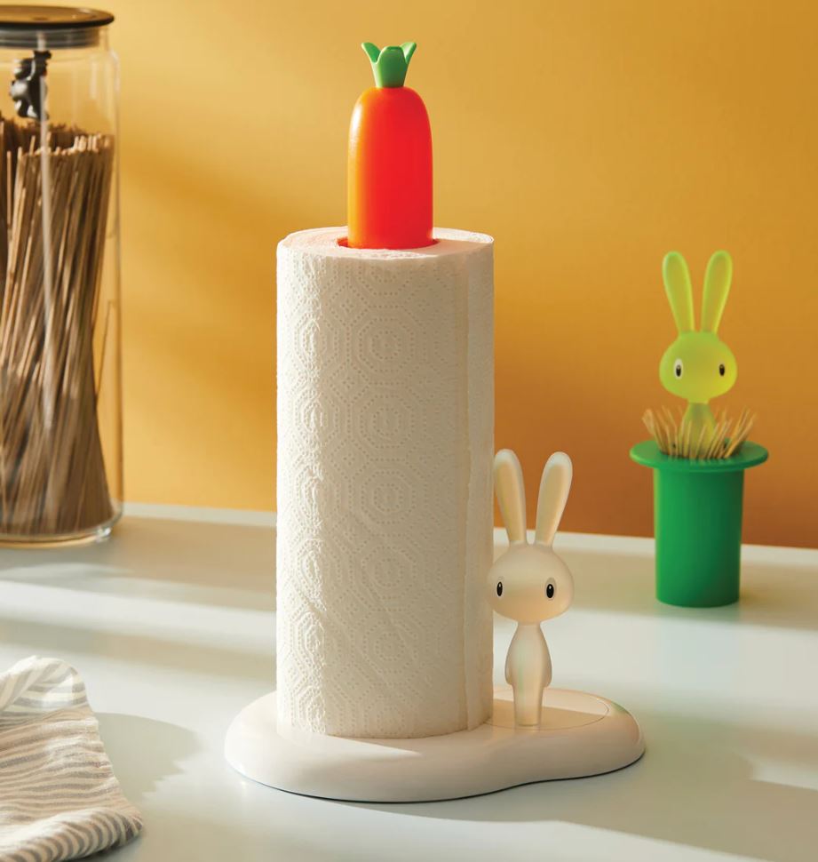 Bunny & Carrot Küchenrollenhalter, Alessi<br>