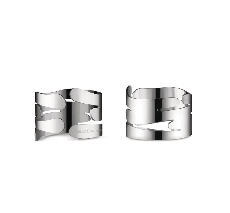 "Barkring" Serviettenring-Set, Alessi<br>