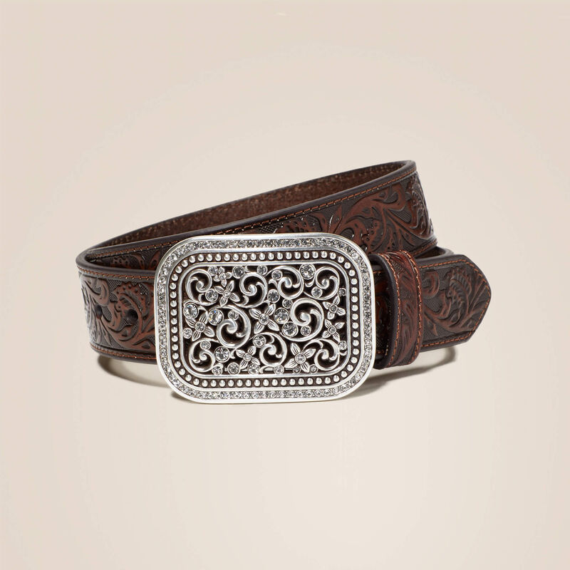 Ariat Rhinestone Filigree Belt<br>