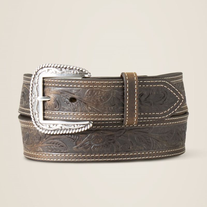 Ariat Tooled Double Stitched Belt<br>