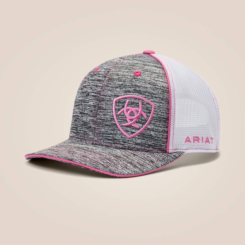 Ariat Offset Shield Logo Trucker Cap<br>