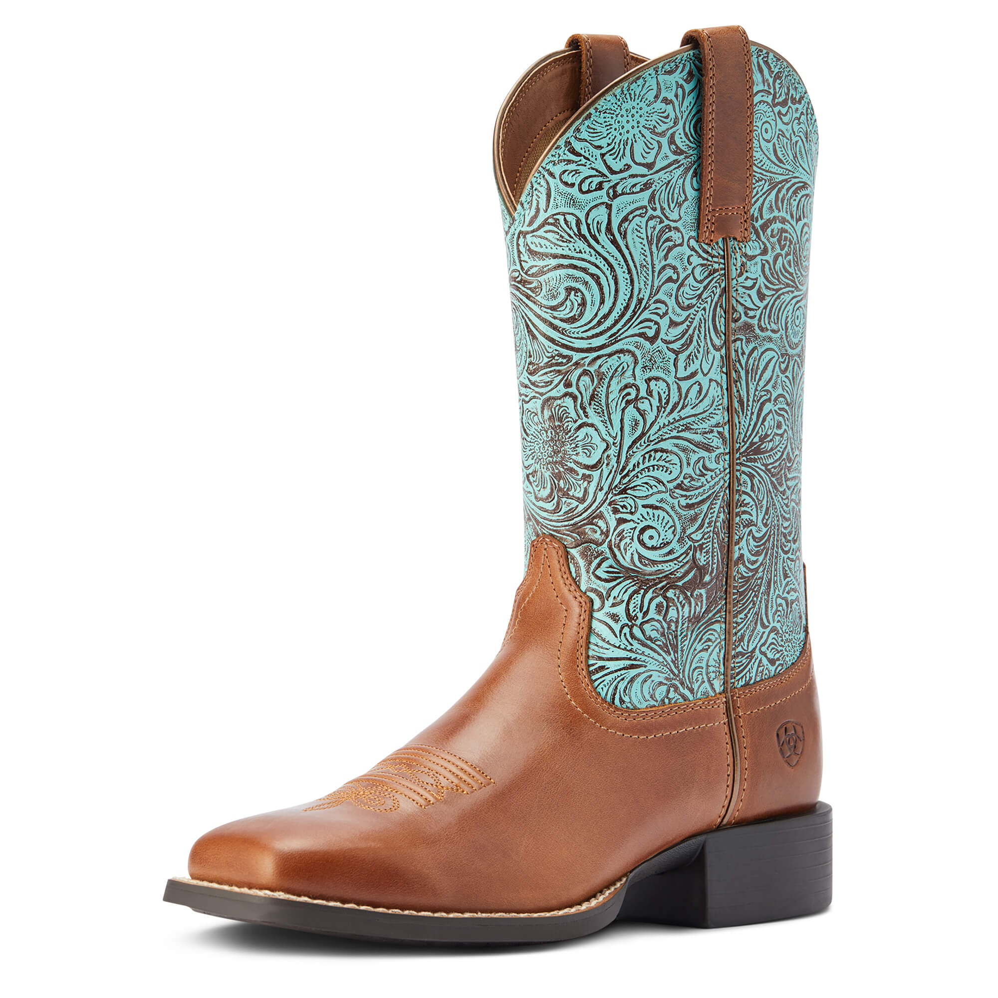 Ariat Round Up Wide Square Toe <br>
