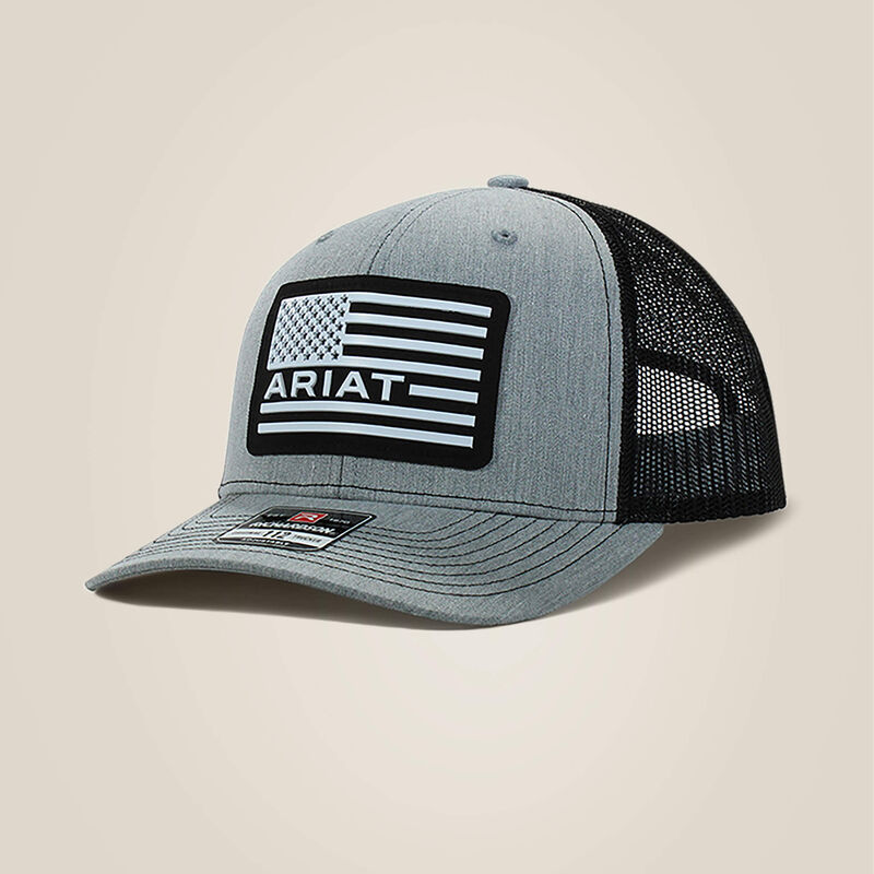 Ariat USA Flag Patch Logo Trucker Cap<br>
