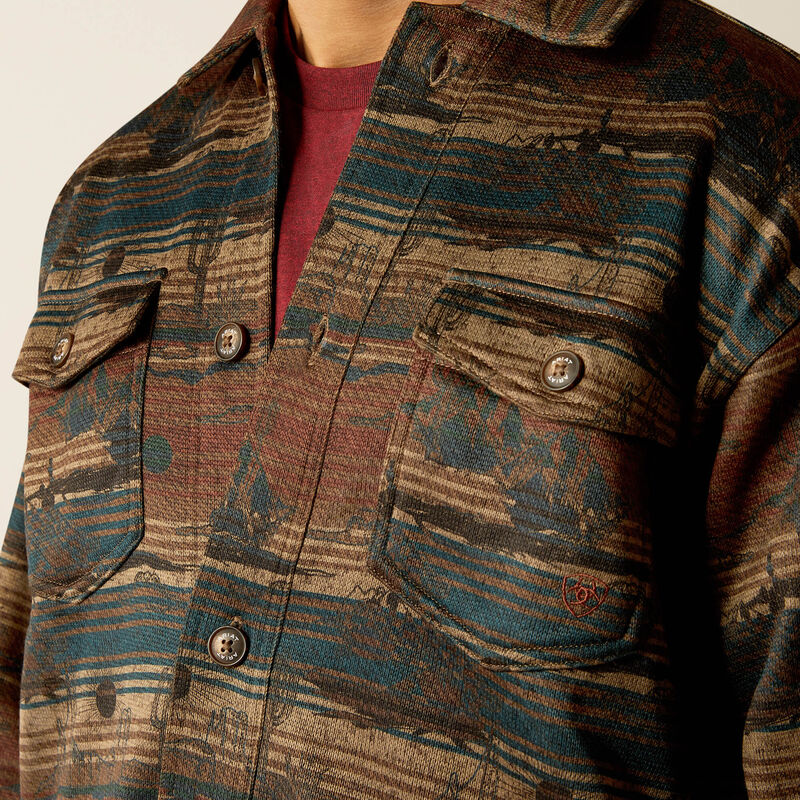 Ariat Caldwell Printed Shirt Jacke<br>