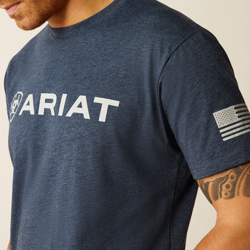Ariat T-Shirt "Shield Flag"<br>