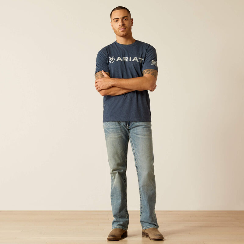 Ariat T-Shirt "Shield Flag"<br>