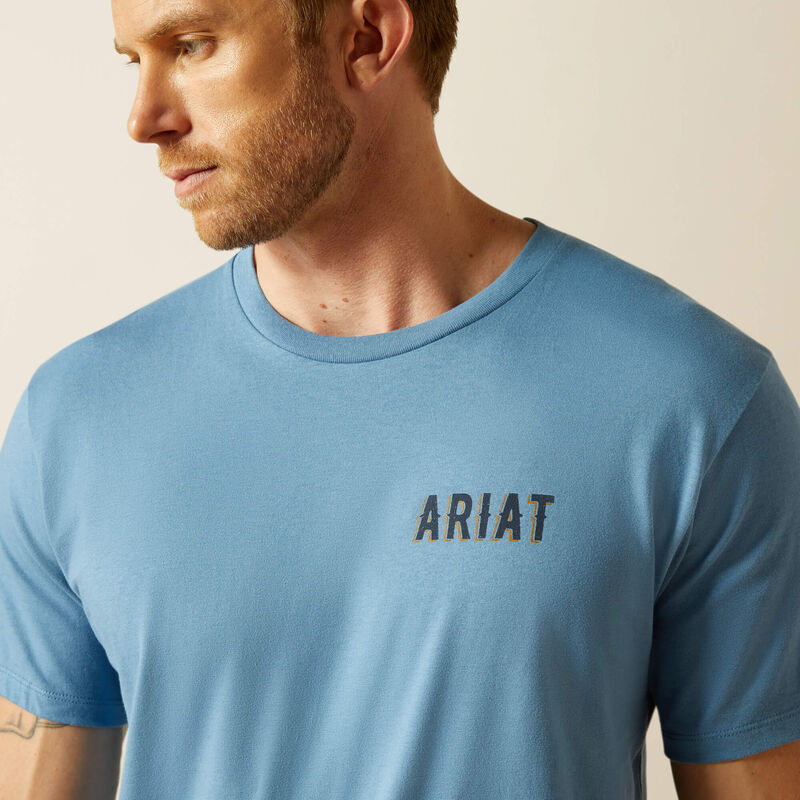 Ariat T-Shirt "Blazing Saddle" Gr. M<br>