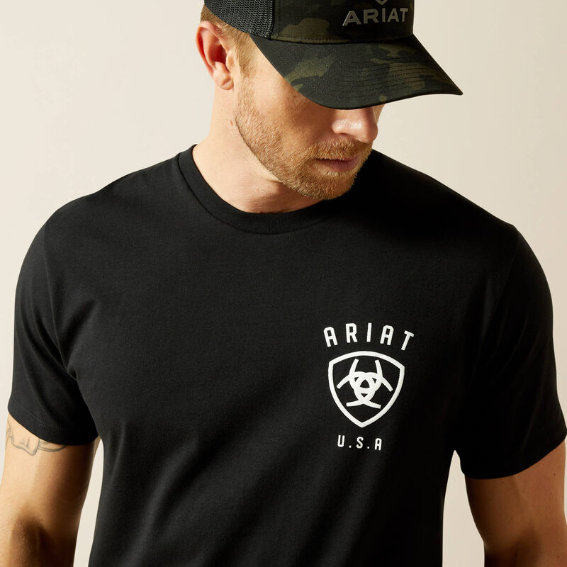 Ariat T-Shirt "Faded Bull" Gr. M<br>