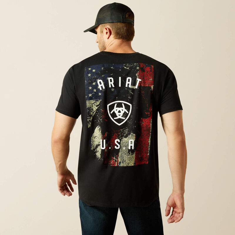 Ariat T-Shirt "Faded Bull" Gr. M<br>