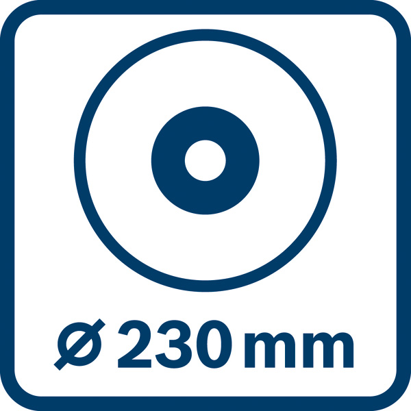 Bosch Akku- Winkelschleifer 230mm<br>