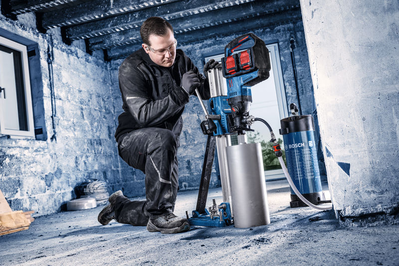 Bosch Akku-Diamantkern-bohrmaschine<br>