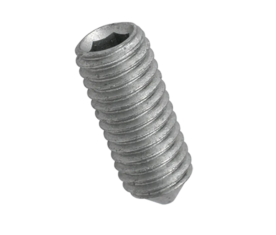 Gewindestifte mit Innensechskant mit Spitze<br>