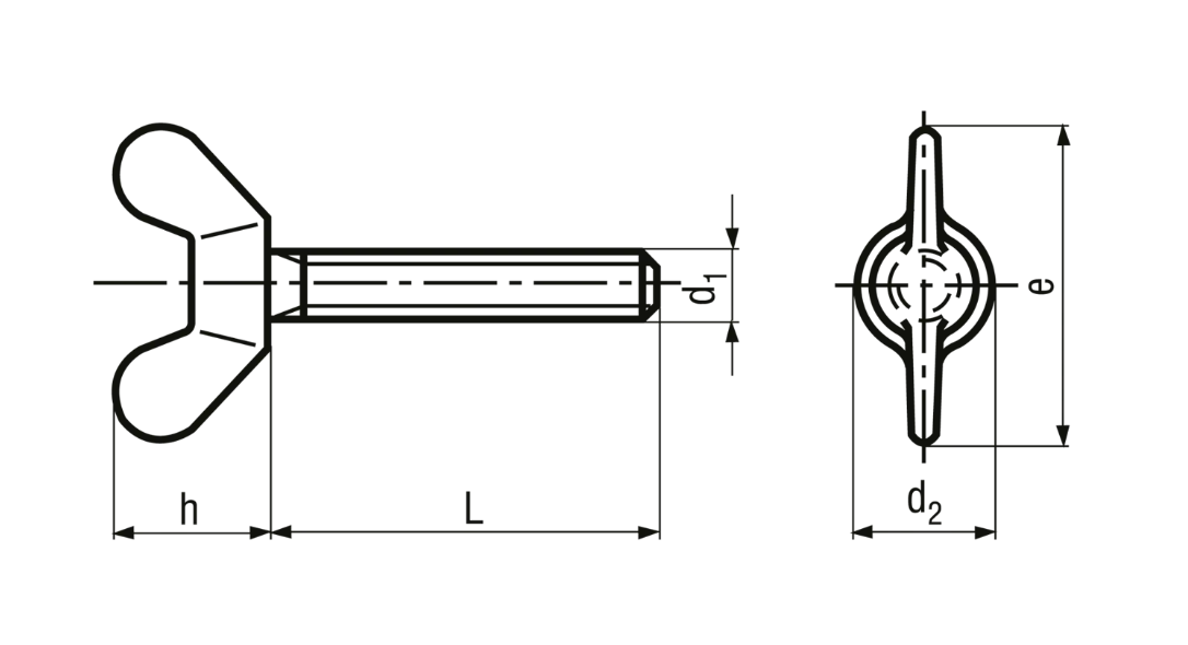 Fl&uuml;gelschrauben<br>