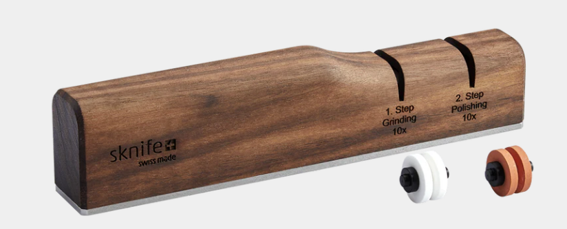 Sch&auml;rfeger&auml;t mit Lederriemen sknife<br>