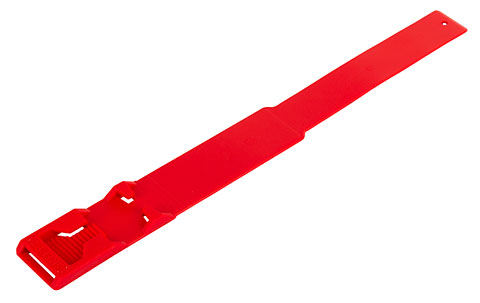 Fesselband mit Verschluss rot<br> Farbe: rot