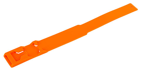 Fesselband mit Verschluss orange<br> Farbe: orange