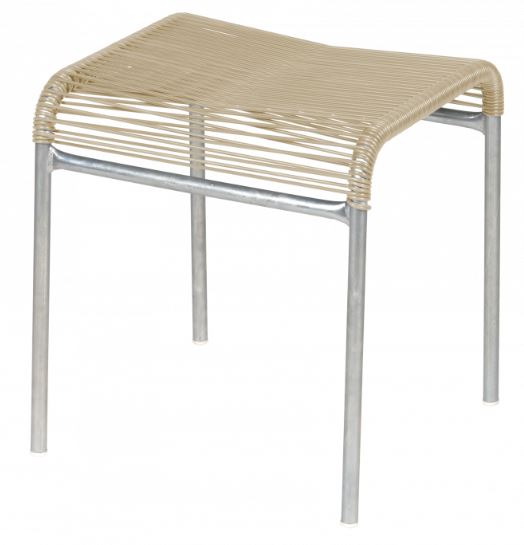 Hocker Säntis 1er Spaghetti pastellbraun <br> Farbe: pastellbraun