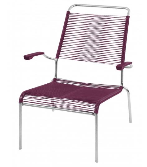 Lounger Säntis Hochlehner Spaghetti<br> Farbe: bordeaux