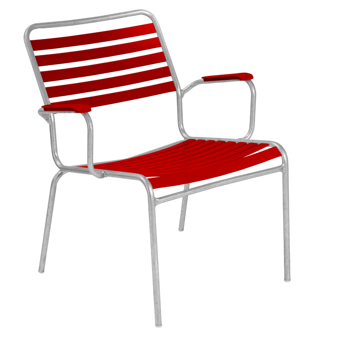 Sessel Rigi Salon m. Arml. rot<br> Farbe: rot
