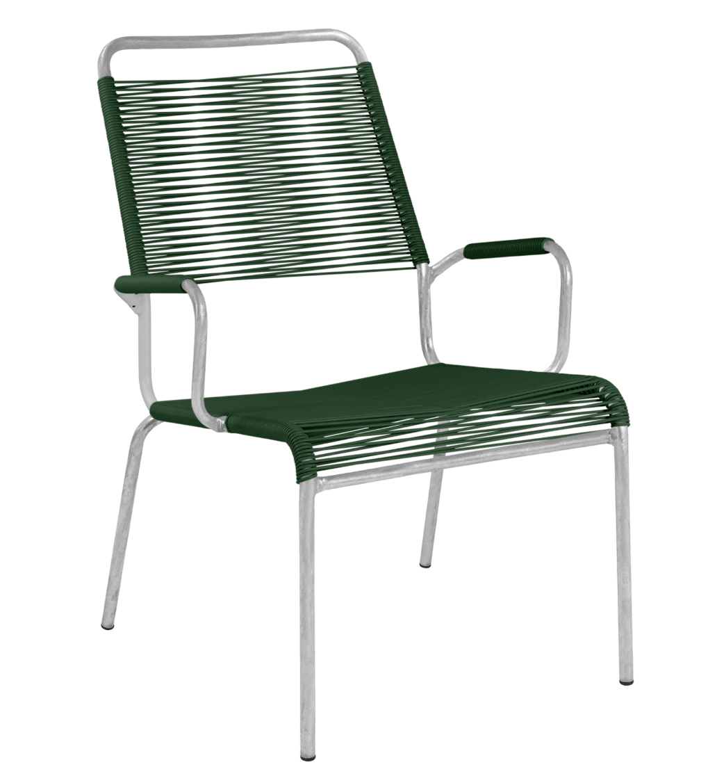 Spaghetti-Salonsessel Rigi mit Armlehne<br>