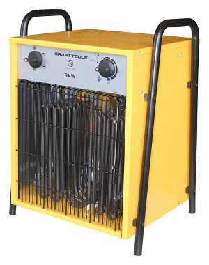 Elektroheizlüfter 9 kW m/St.<br>